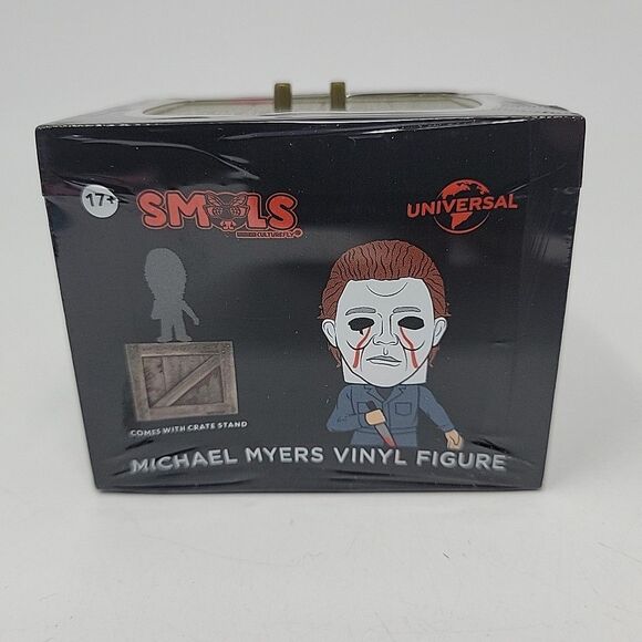 Smols Horror Classics Series 2 Figure & Crate Stand - Bloody Michael Myers - Picture 2 of 8